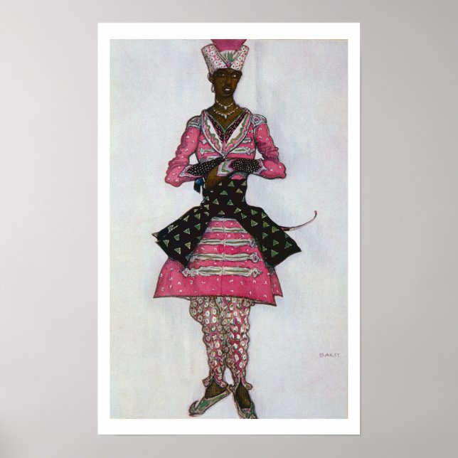 Affiche Design de costume pour l'Indienne mariée, de Sle (Devant)