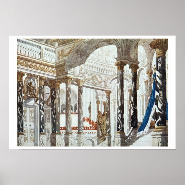 Affiche Design de décor pour le Baptême, de Sleeping Beau (Devant)