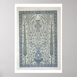 Affiche Design de la mosquée d'Ibrahym Agha, de 'Art arabe