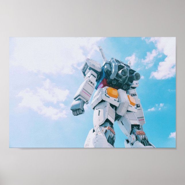 Affiche Design de style armure mobile Gundam RX 78 (Devant)