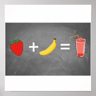 Affiche Design de style de vie sain