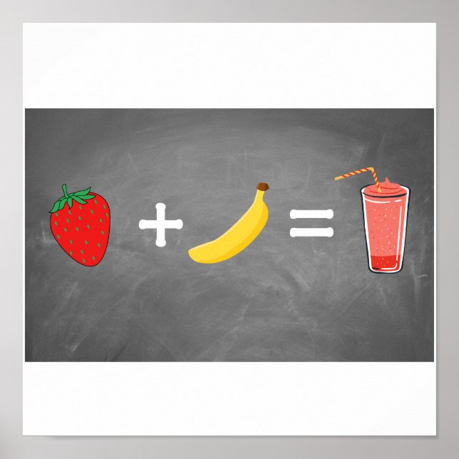 Affiche Design de style de vie sain (Devant)