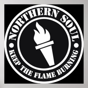 Affiche Design de style Retro Northern Soul