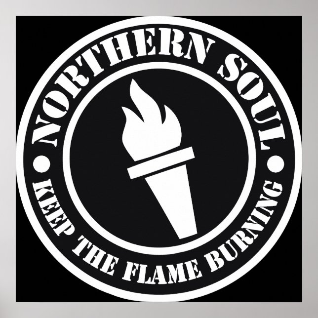 Affiche Design de style Retro Northern Soul (Devant)