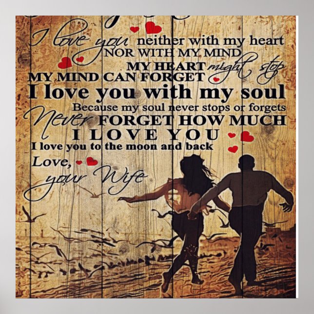 Affiche Design de To My Husband | Letter To Him | Poison (Devant)