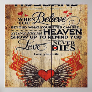 Affiche Design de To My Husband Love Letter Venin To Him