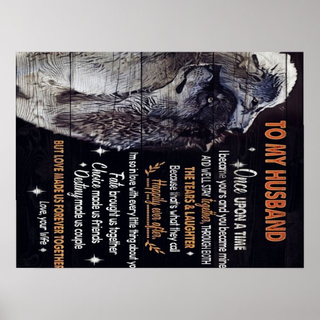 Affiche Design de To My Husband | Love Quotes to Husband (Devant)
