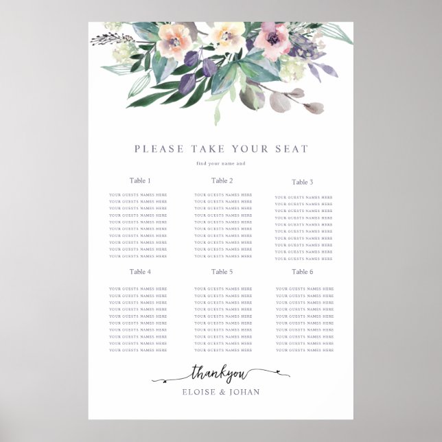 Affiche Design d'eau d'été brillant (Devant)