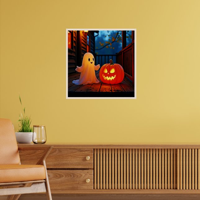 Affiche Design éffrayant d'Halloween brillant (Salon 2)
