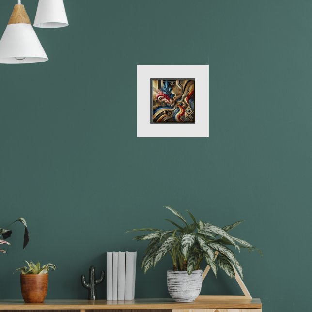 Affiche Design élégant d'affiches d'art Abstrait. (Salon 1)