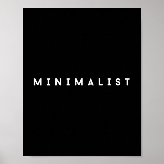 Affiche Design esthétique minimaliste Vêtements simples (Devant)