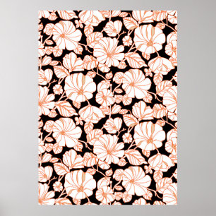 Affiche design floral