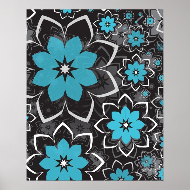 Affiche Design floral 14 (Devant)