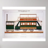 Design for a Steam Tram, plate 126 from 'The Indus