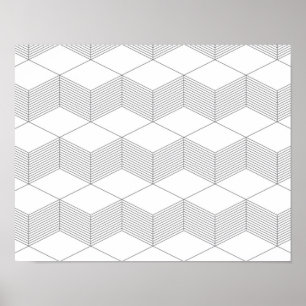 Affiche Design graphique moderne, simple, urbain, tendance