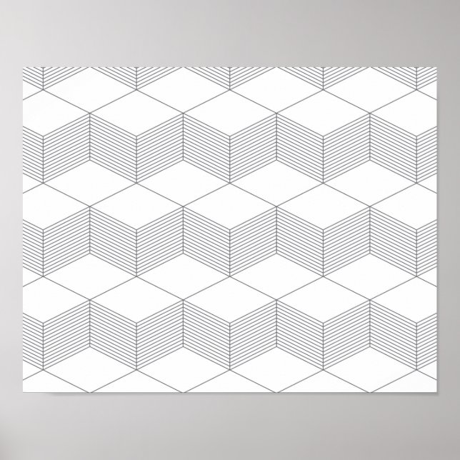 Affiche Design graphique moderne, simple, urbain, tendance (Devant)