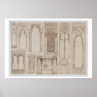 Affiche Design islamique et mauresque pour volets et divan