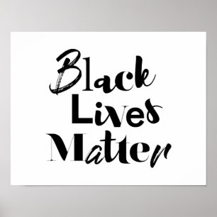 Affiche Design moderne, audacieux, différent Black Lives M