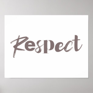Affiche Design moderne, créatif, cool, tendance du respect