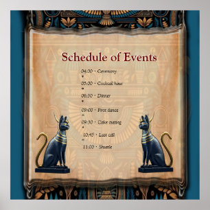 Affiche Design moderne égyptien, islamique, arabe et afric