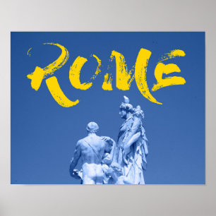 Affiche Design moderne, urbain, dynamique, cool Rome Cultu