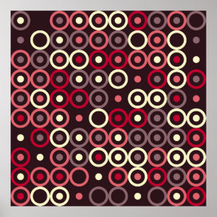 Affiche Design motif géométrique abstrait, art, graphique