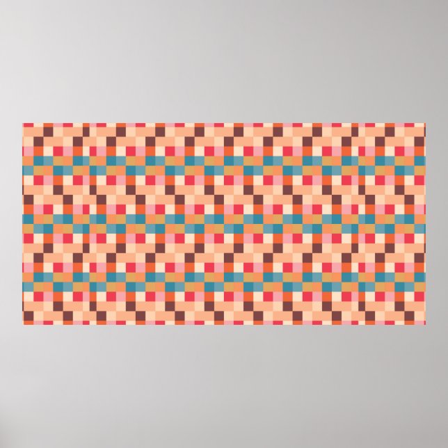 Affiche Design motif moderne (Devant)