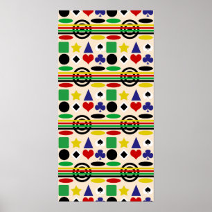 Affiche Design Motif nordique scandinave tribal