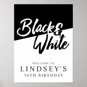 Affiche Design, noir et blanc