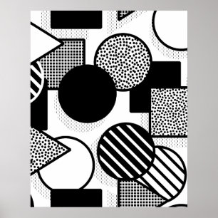 Affiche Design noir minimal III