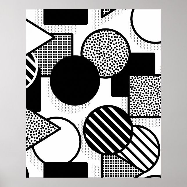 Affiche Design noir minimal III (Devant)