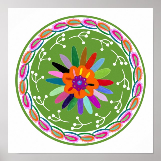 Affiche Design Otomi moderne (Devant)