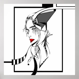 Affiche design pour zazzle canvas