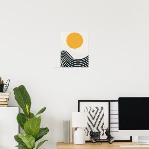 Affiche Design scandinave boho moderne