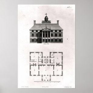 Affiche Designs of Inigo Jones, 1727