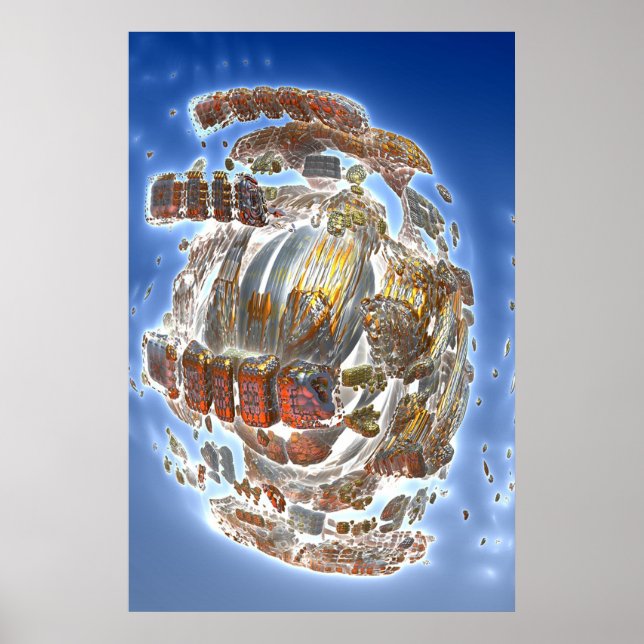 Affiche Désintégration du vaisseau spatial (Devant)