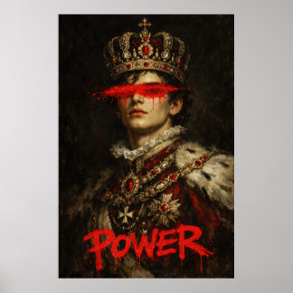 Affiche DÉSIR — Portrait néo-baroque de roi
