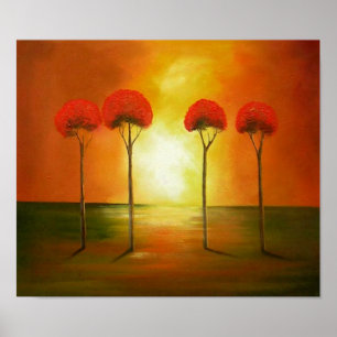 Affiche Désolation Abstraite