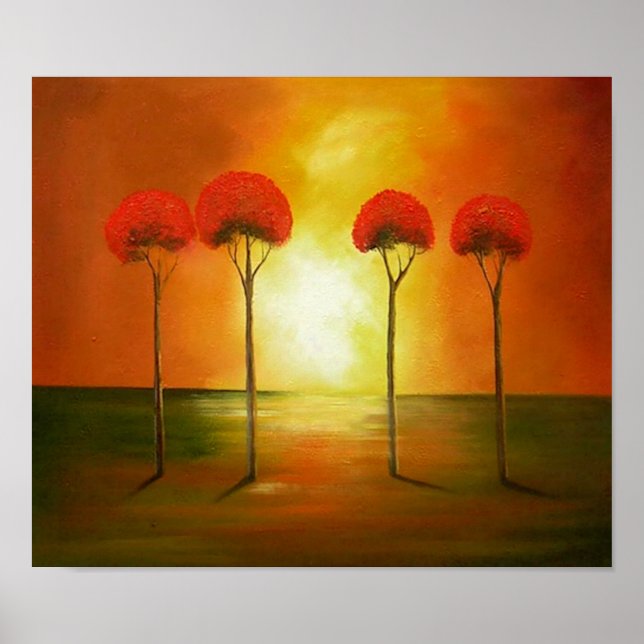 Affiche Désolation Abstraite (Devant)