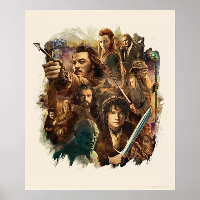 Affiche DESOLATION OF SMAUG™ Characters (Devant)
