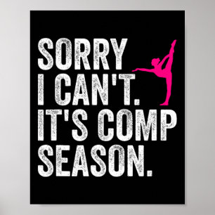 Affiche Désolé, je ne peux pas venir Saison Cheer Gilrs Co