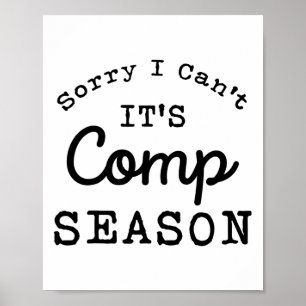 Affiche Désolé, je ne peux pas venir Saison Cheer Gilrs Co