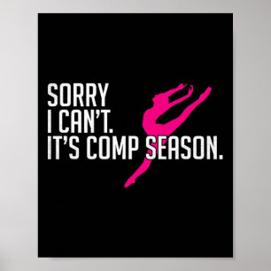 Affiche Désolé, je ne peux pas venir saison Cheer Girls Co