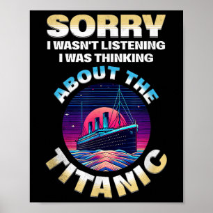 Affiche Désolé, je pensais au Titanic drôles d'enfants