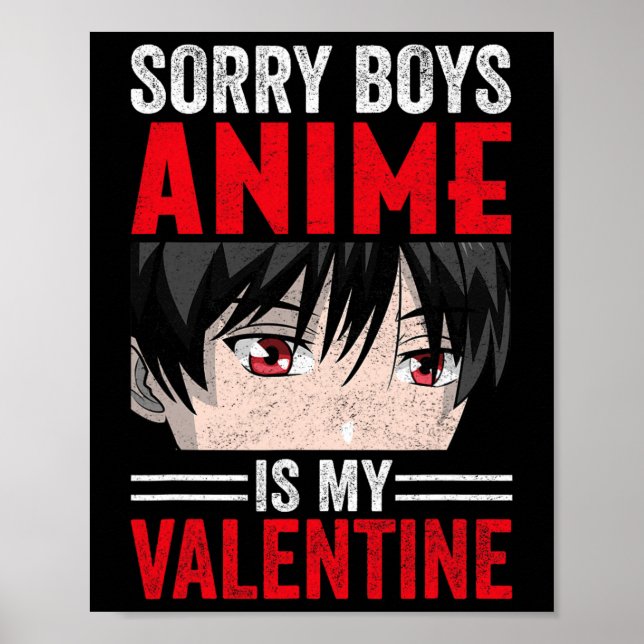 Affiche Désolé les garçons l'anime est mon anime de la Sai (Devant)
