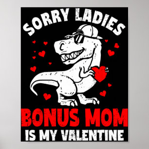 Affiche Désolé Mesdames Bonus Maman Est Ma Saint-Valentin