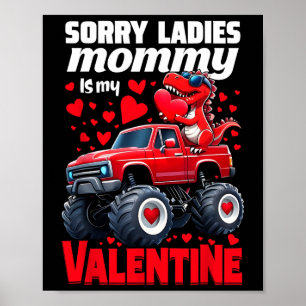 Affiche Désolé Mesdames Maman Est Mon Dinosaure De La Sain