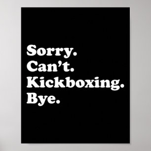 Affiche Désolé, pas d'au revoir - Kickboxing drôle