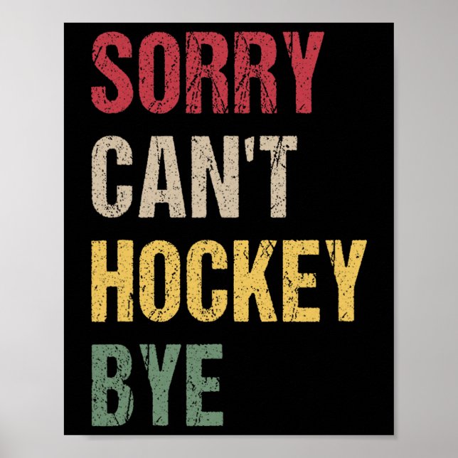 Affiche Désolé, pas de hockey, au revoir (1)  (Devant)