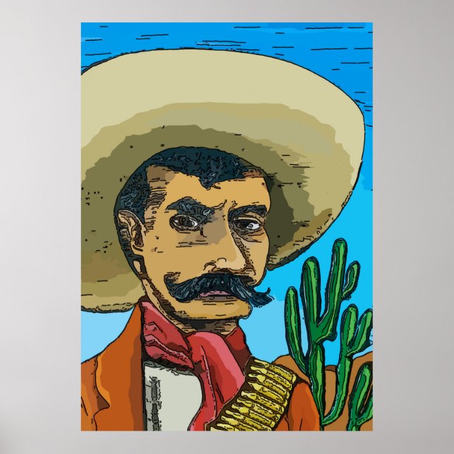 Affiche Desperado dans le désert (Devant)
